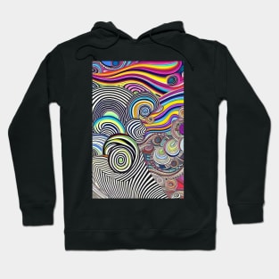 Zebra abstract Hoodie